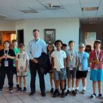 Govenor Beshear with Campers